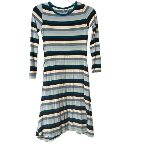 Kickee Kids Long Sleeve Dress Size Girls XL 14 - Picture 2 of 9